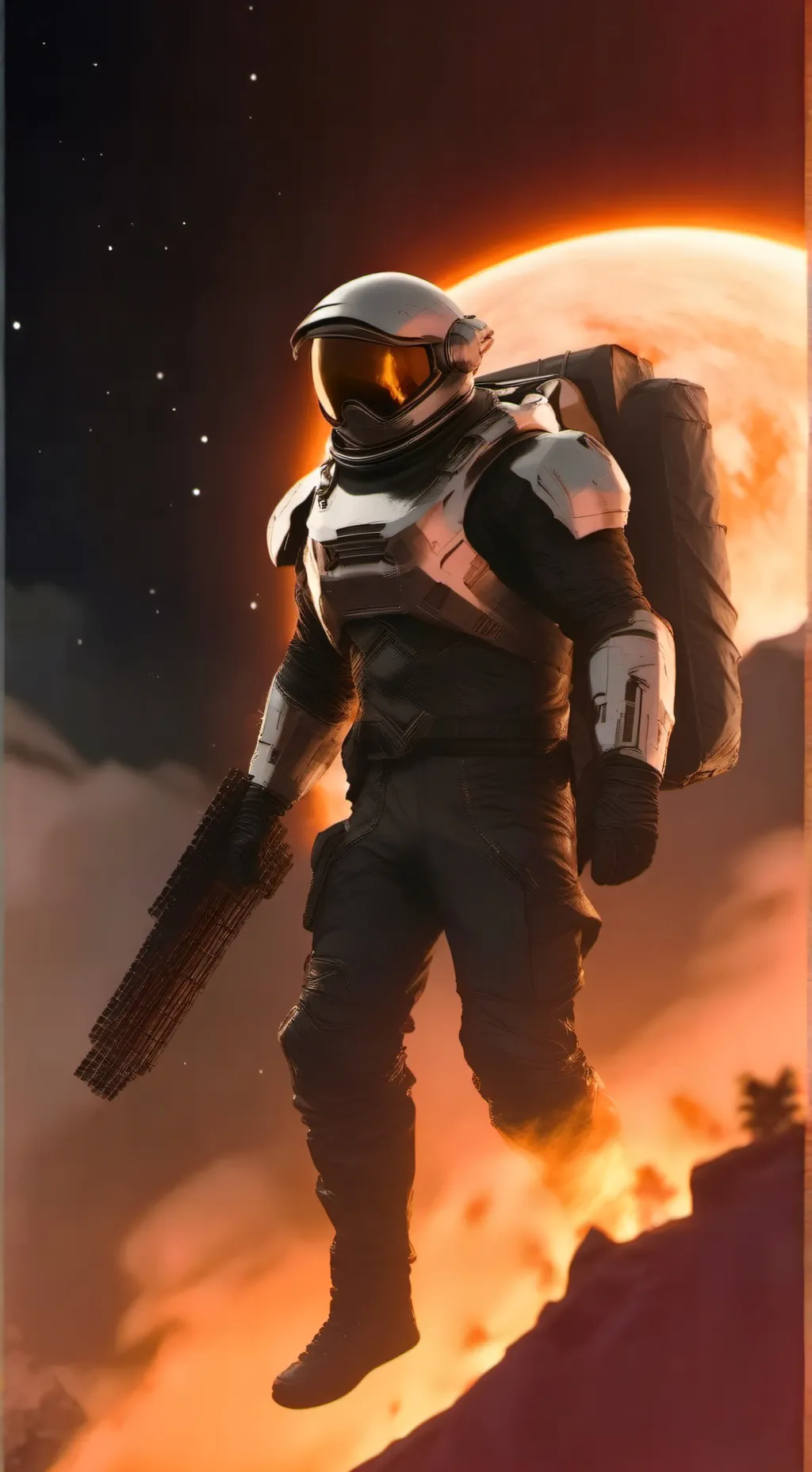 ai character: Astro Duquesa  background