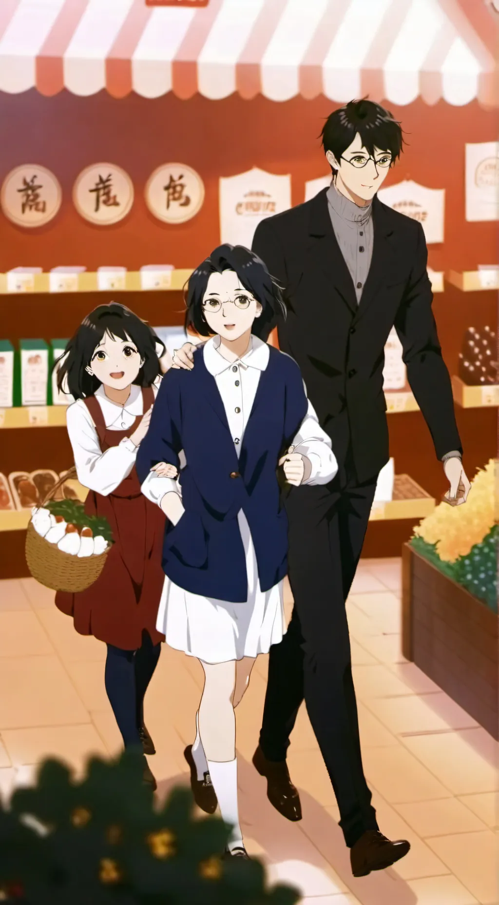 ai character: you are at store 4 background