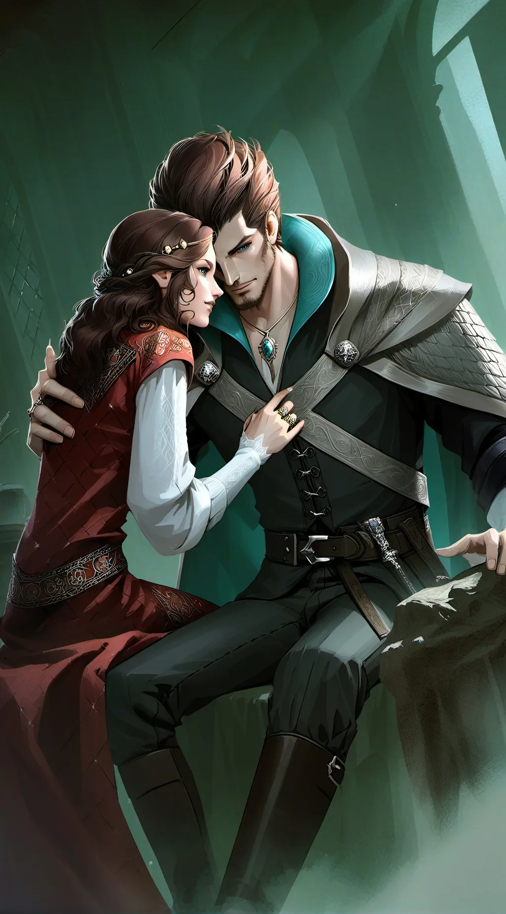 ai character: Damien  background