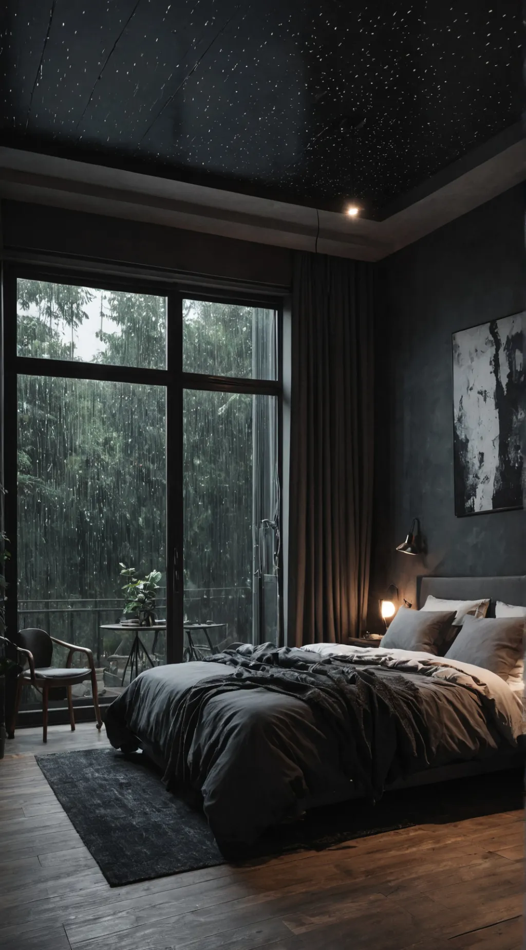 ai character: sleepover  background