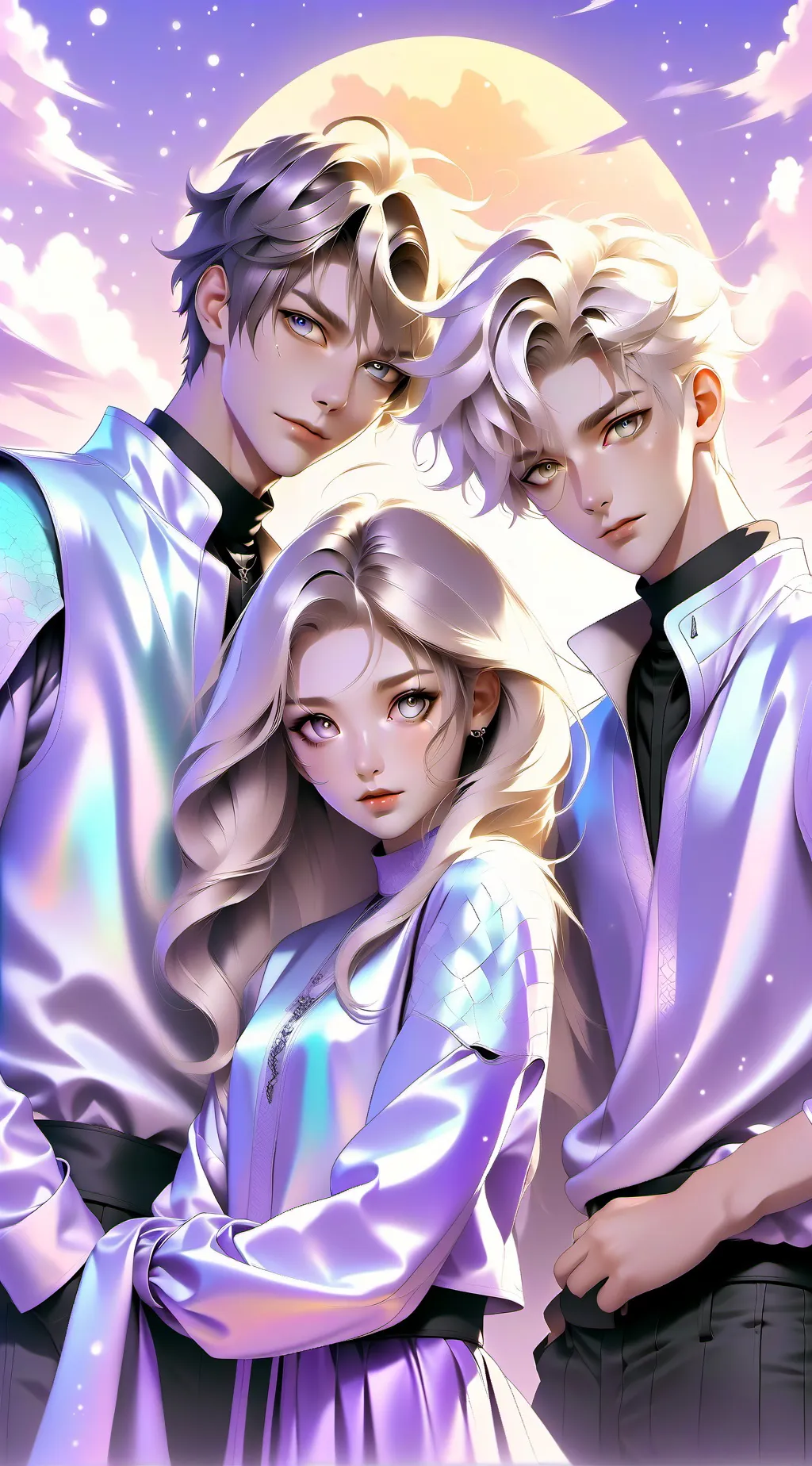 ai character: Night band  background