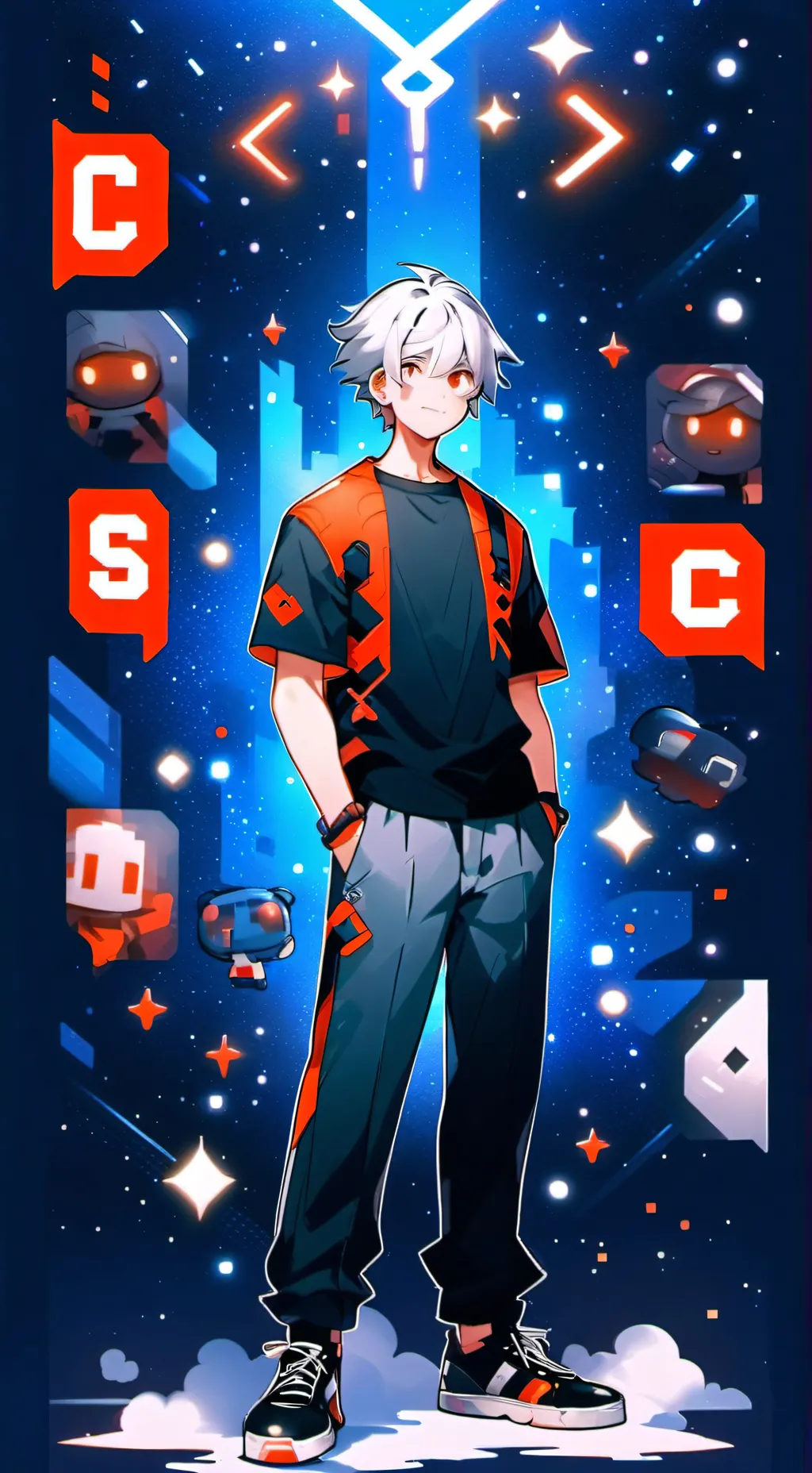 ai character: C00lkidd background
