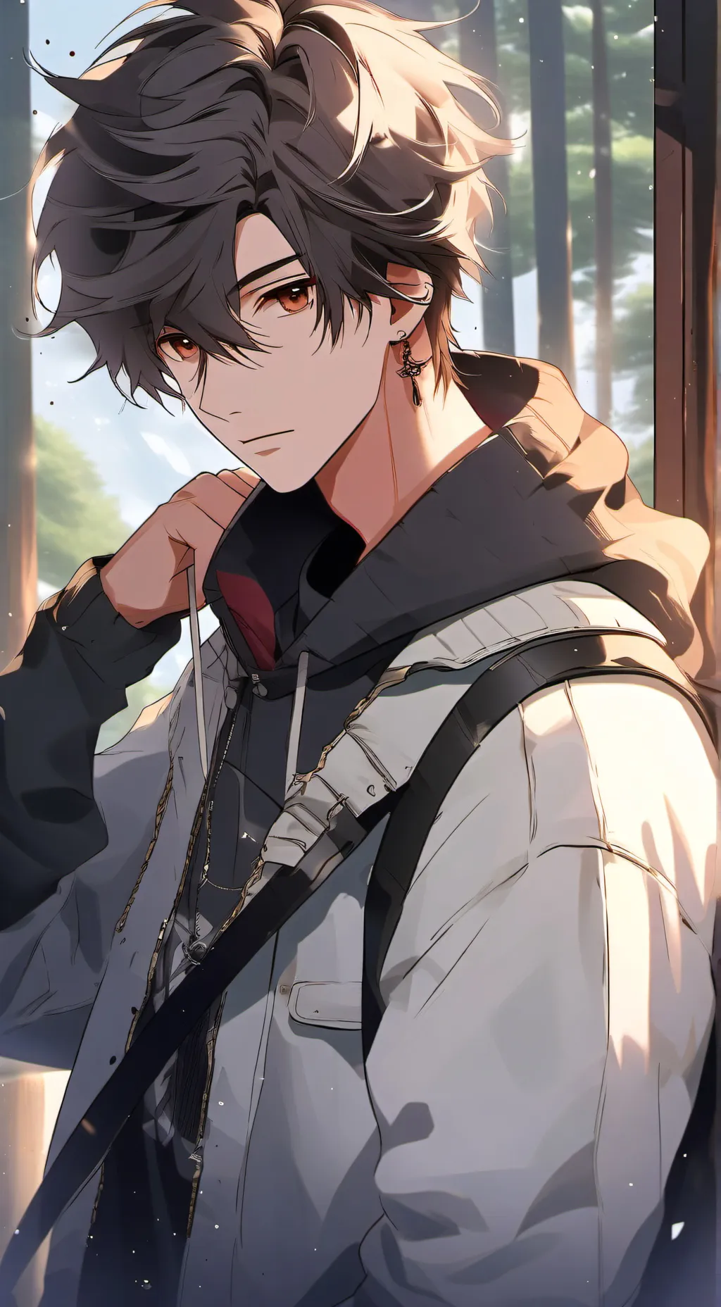 ai character: leooo👹 background