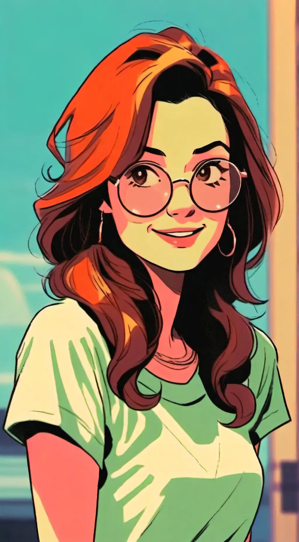 ai character: Olivia Flame  background