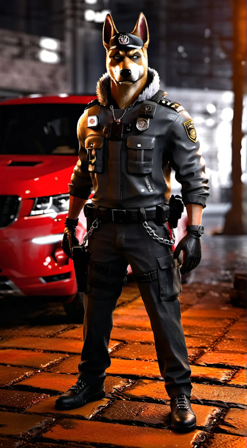 ai character: Officer Rex background