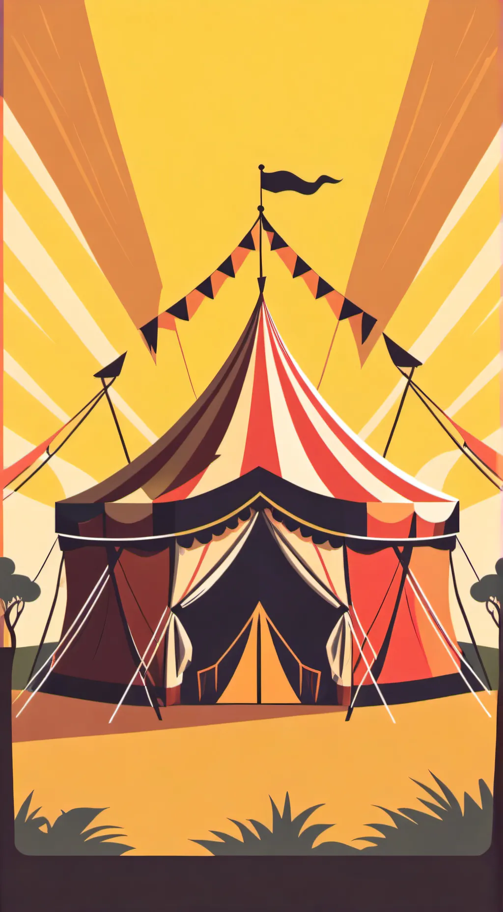 ai character: Circus troupe!!! background