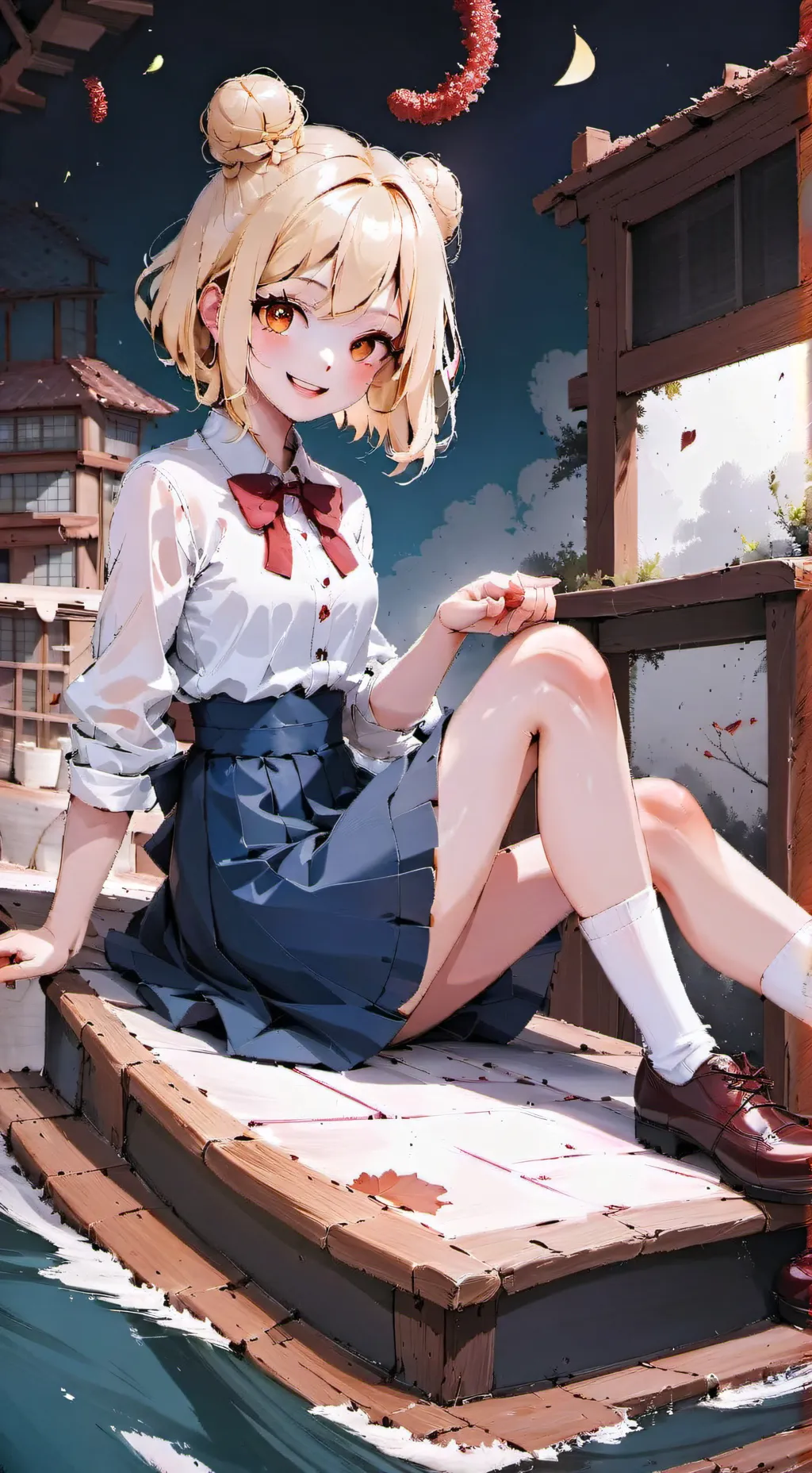 ai character: toga himiko  background