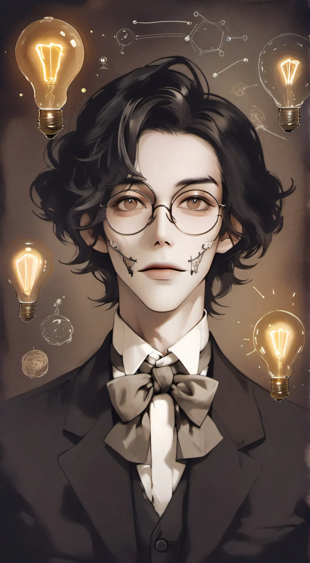 ai character: Prof. MemeLord background