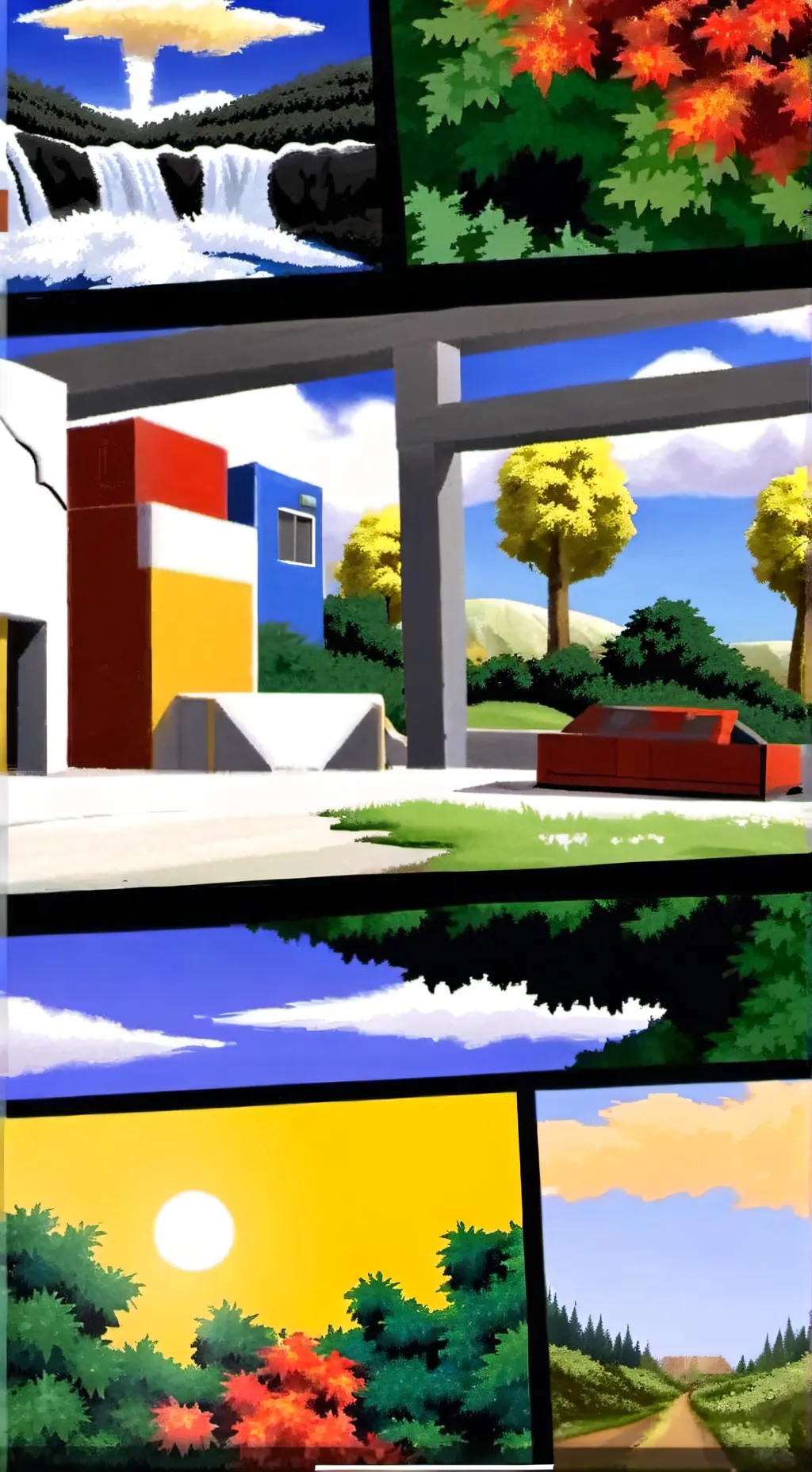 ai character: Megatron x Optimus background