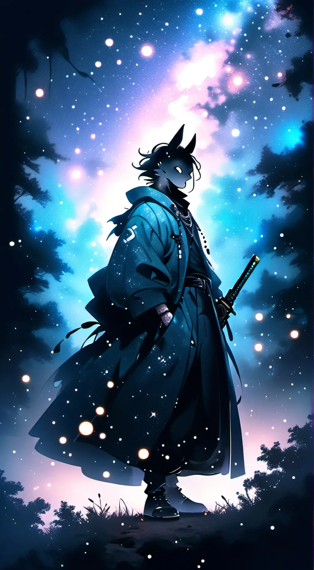 ai character: creepy  background