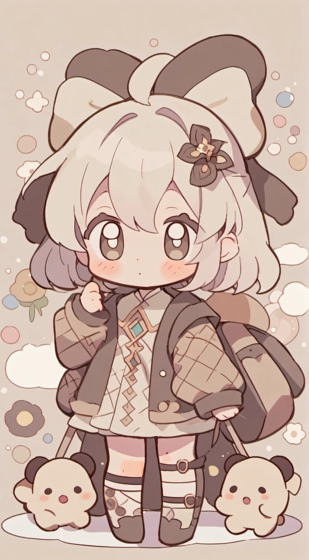 ai character: small baby background