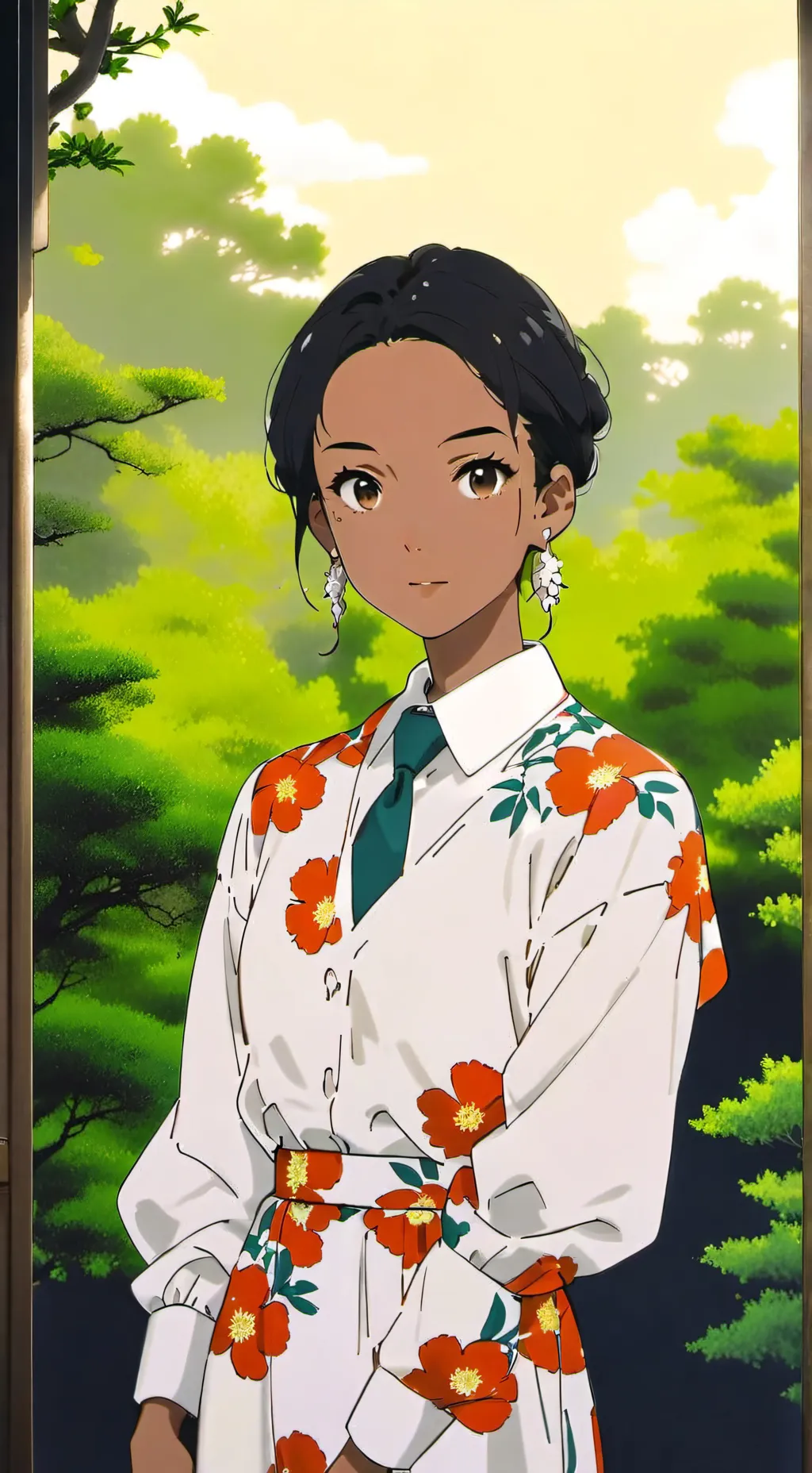 ai character: hina background