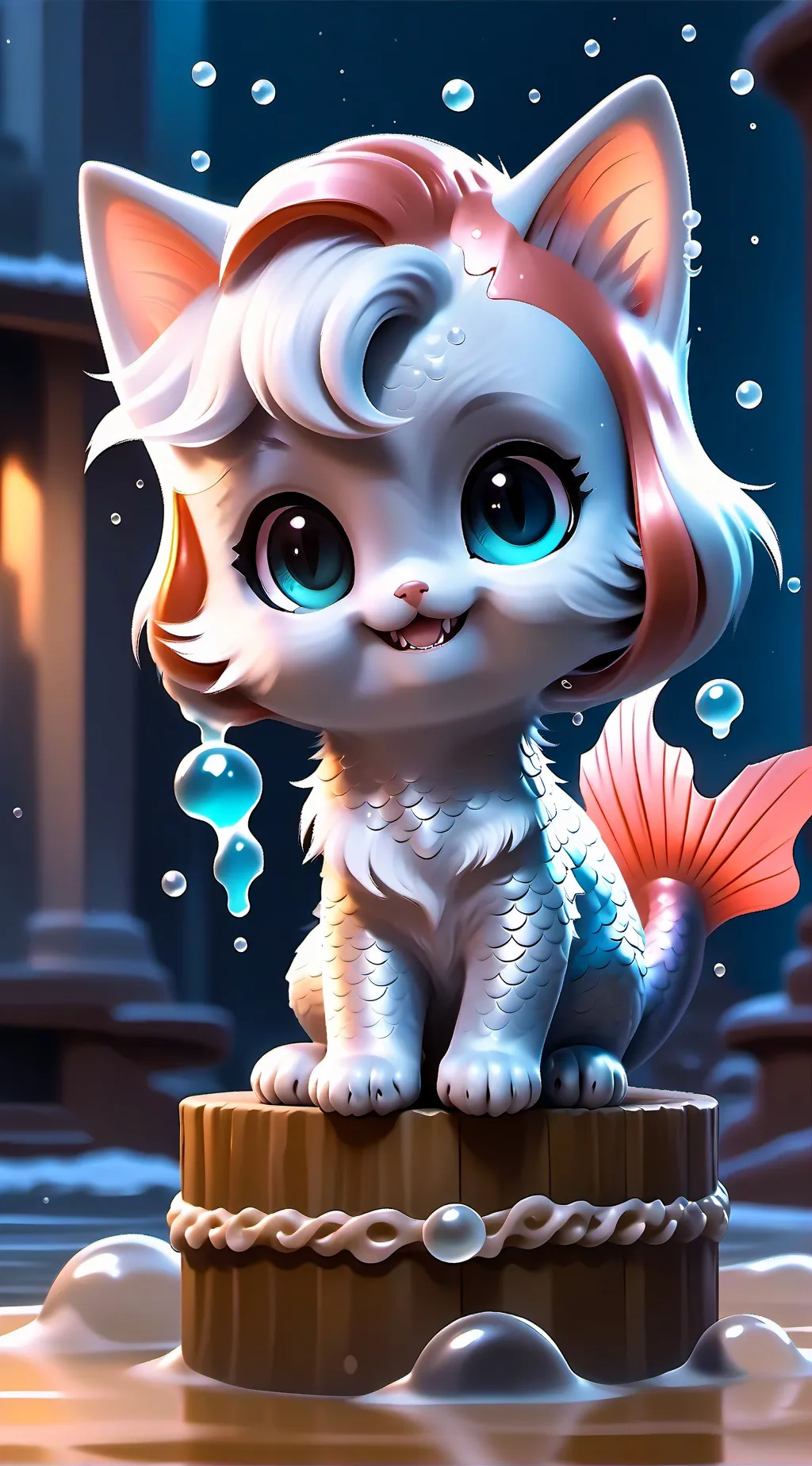 ai character: Baby Siren background