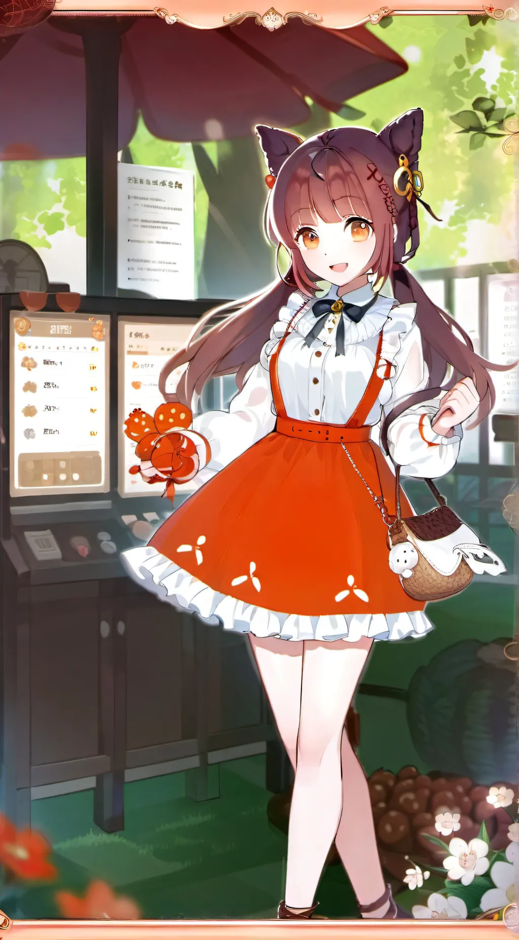 ai character: princess rose  background