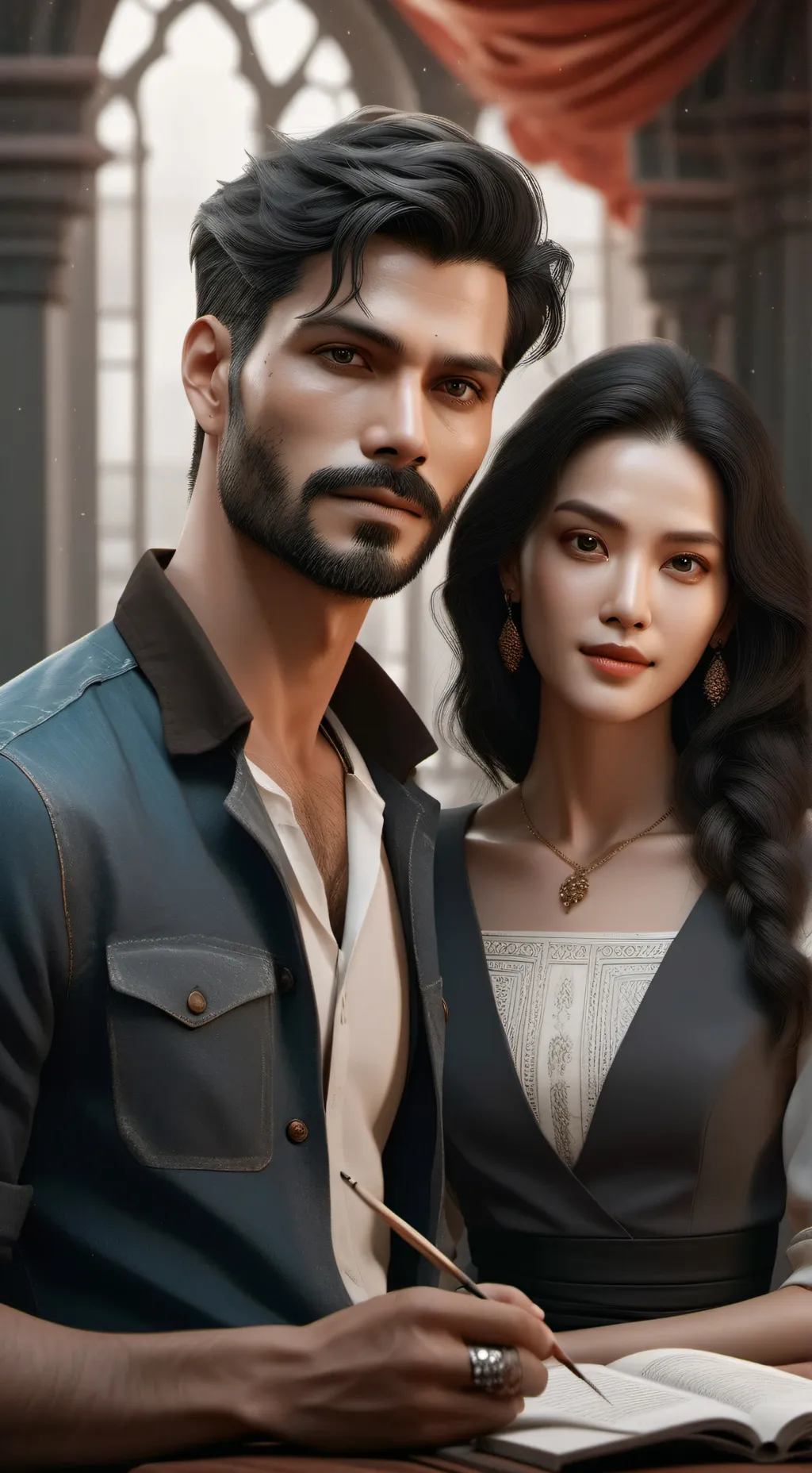 ai character: 同意 background