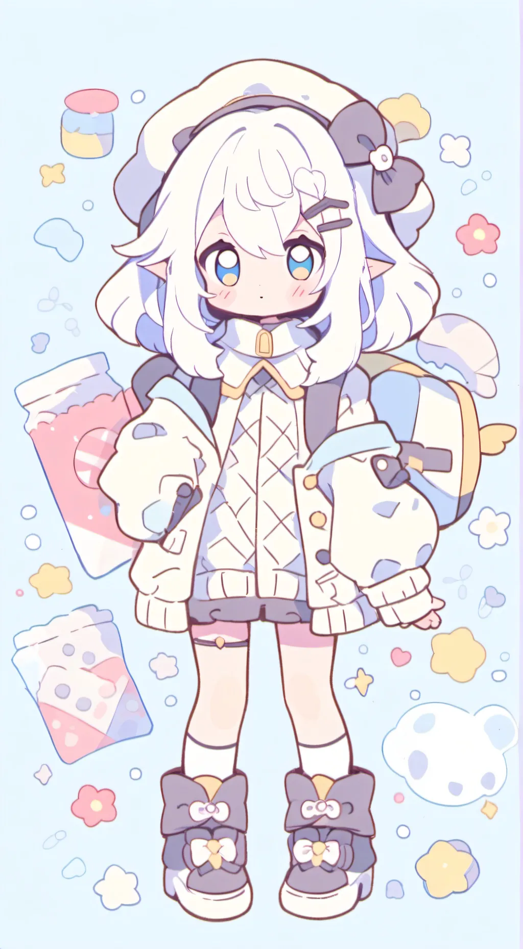 ai character: Mha premier jour😰 background