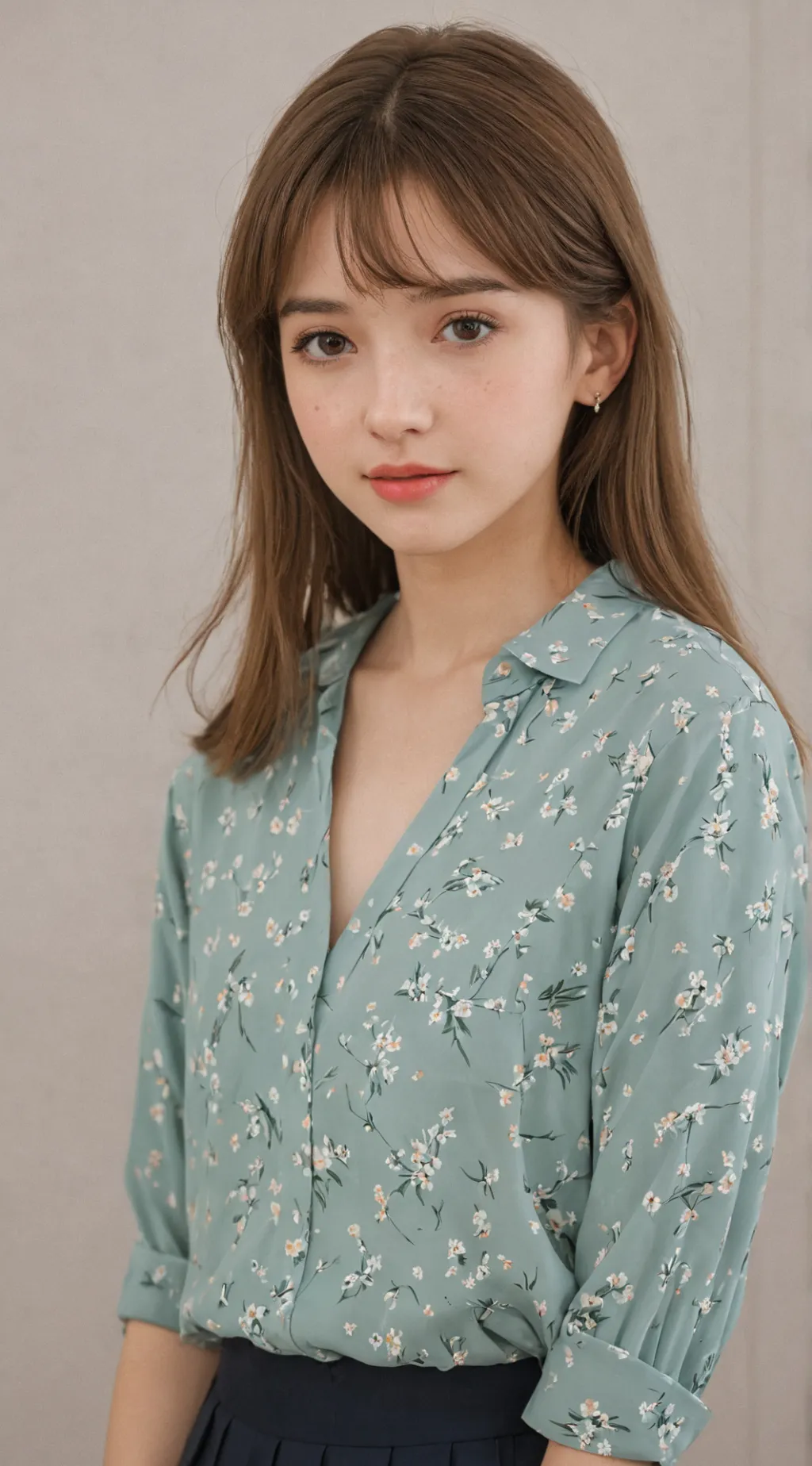 ai character: Girl background