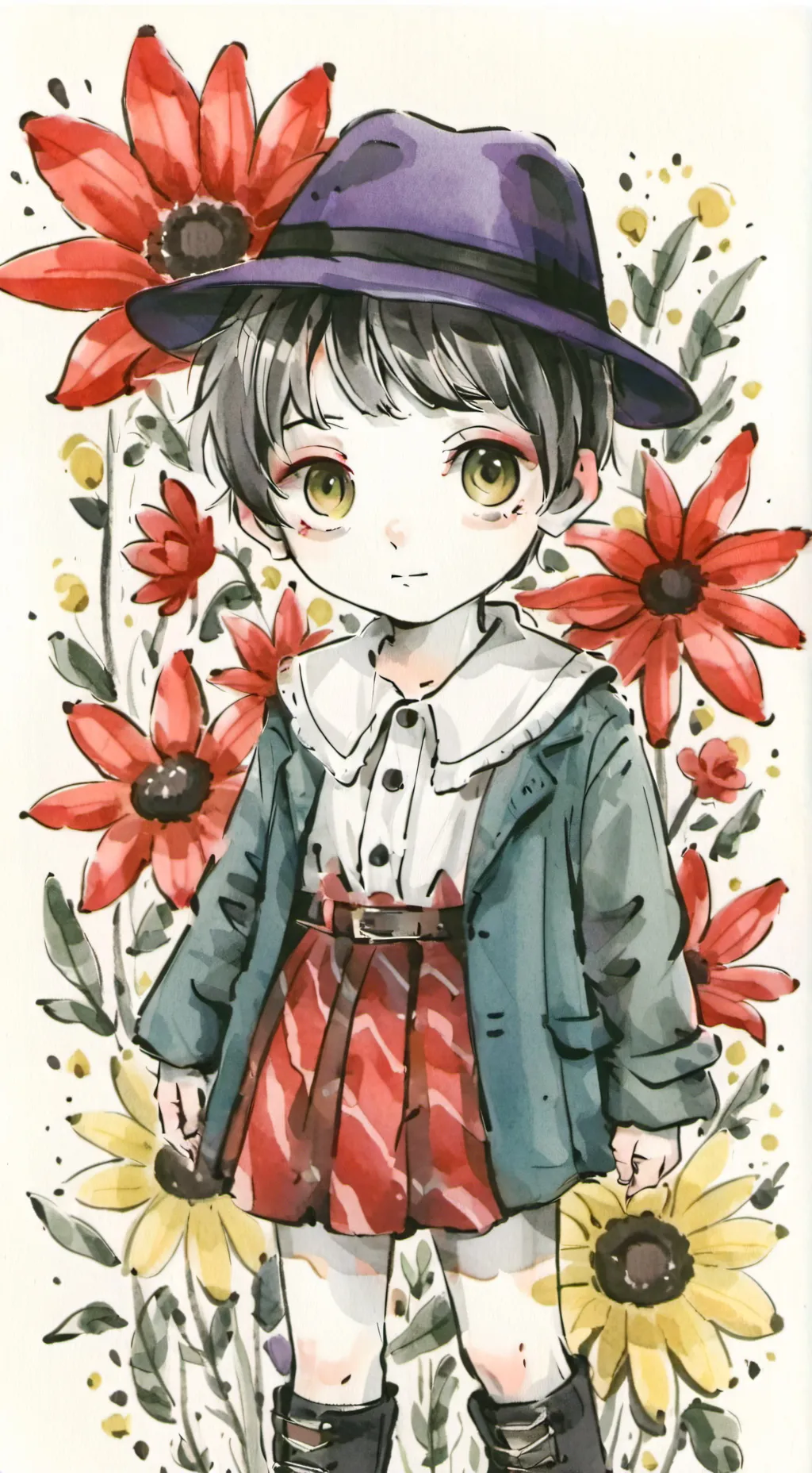 ai character: Dandy world x saja background