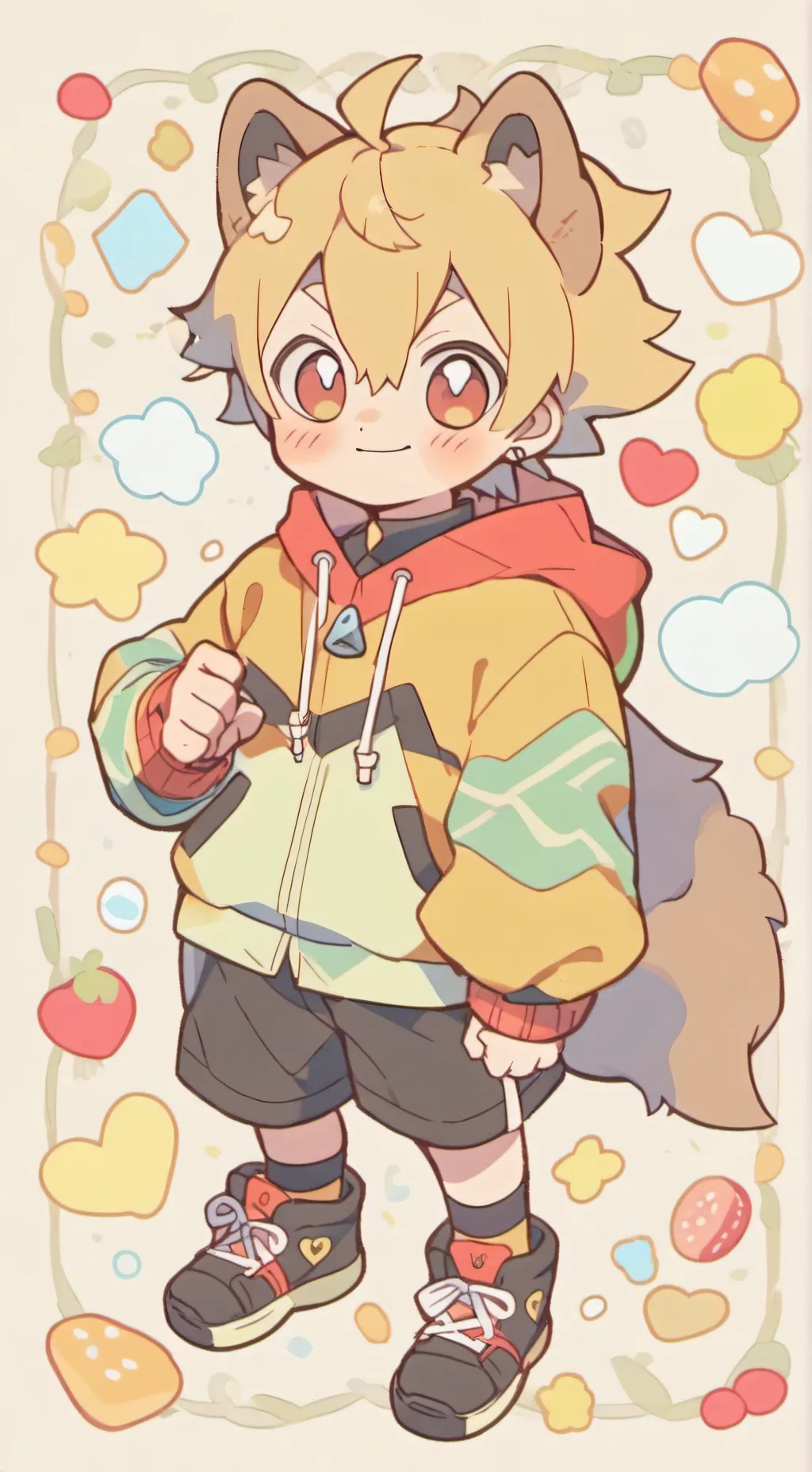 ai character: Bakusquad dogs!! background