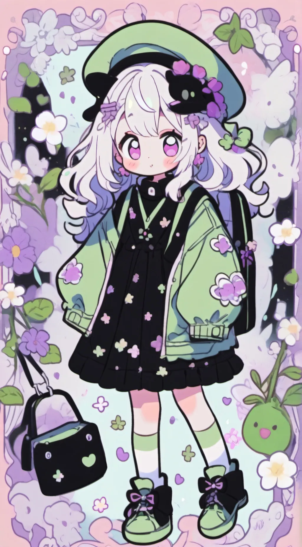 ai character: hija pesada 💅🏻 background