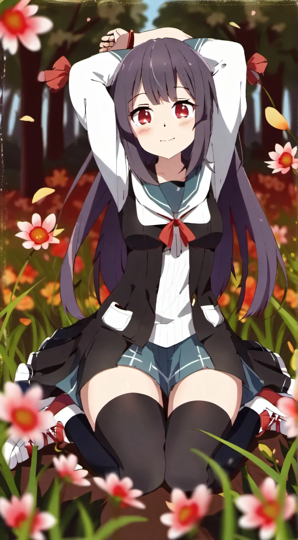 ai character: Милли  background