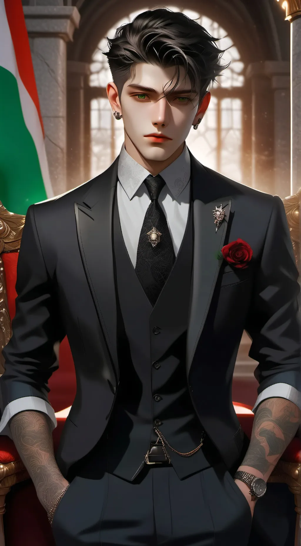 ai character: Antonio  background