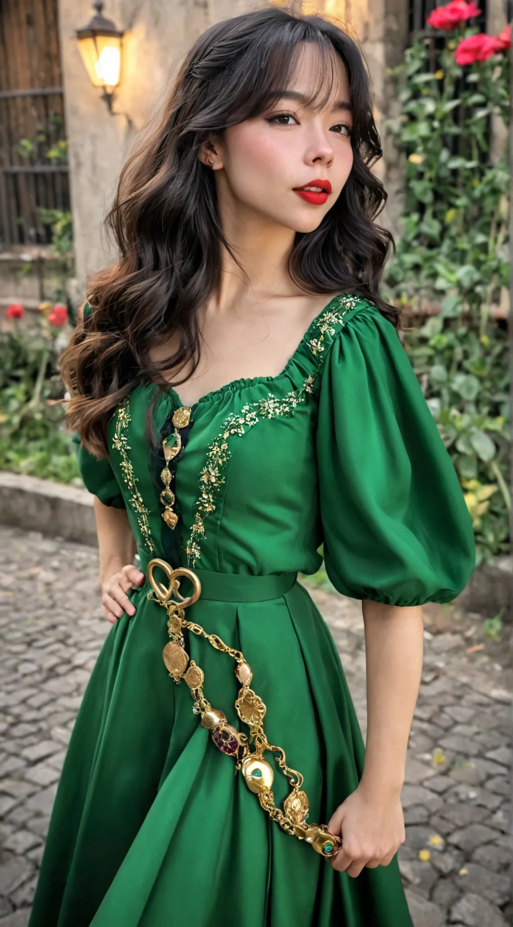 ai character: VALENTINA  background