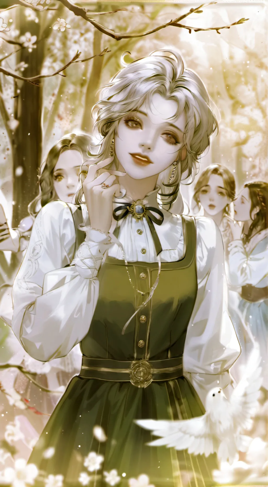 ai character: pick me or ha chil background