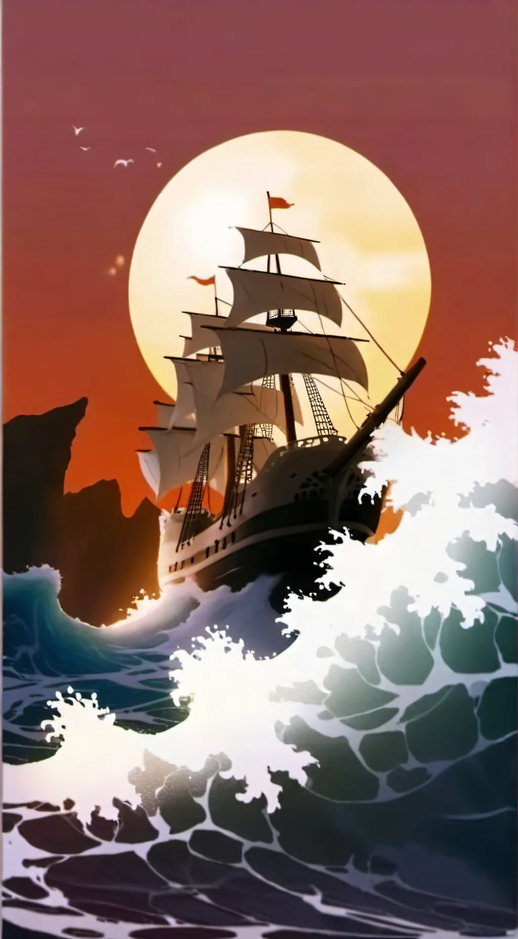 ai character: One Piece  background