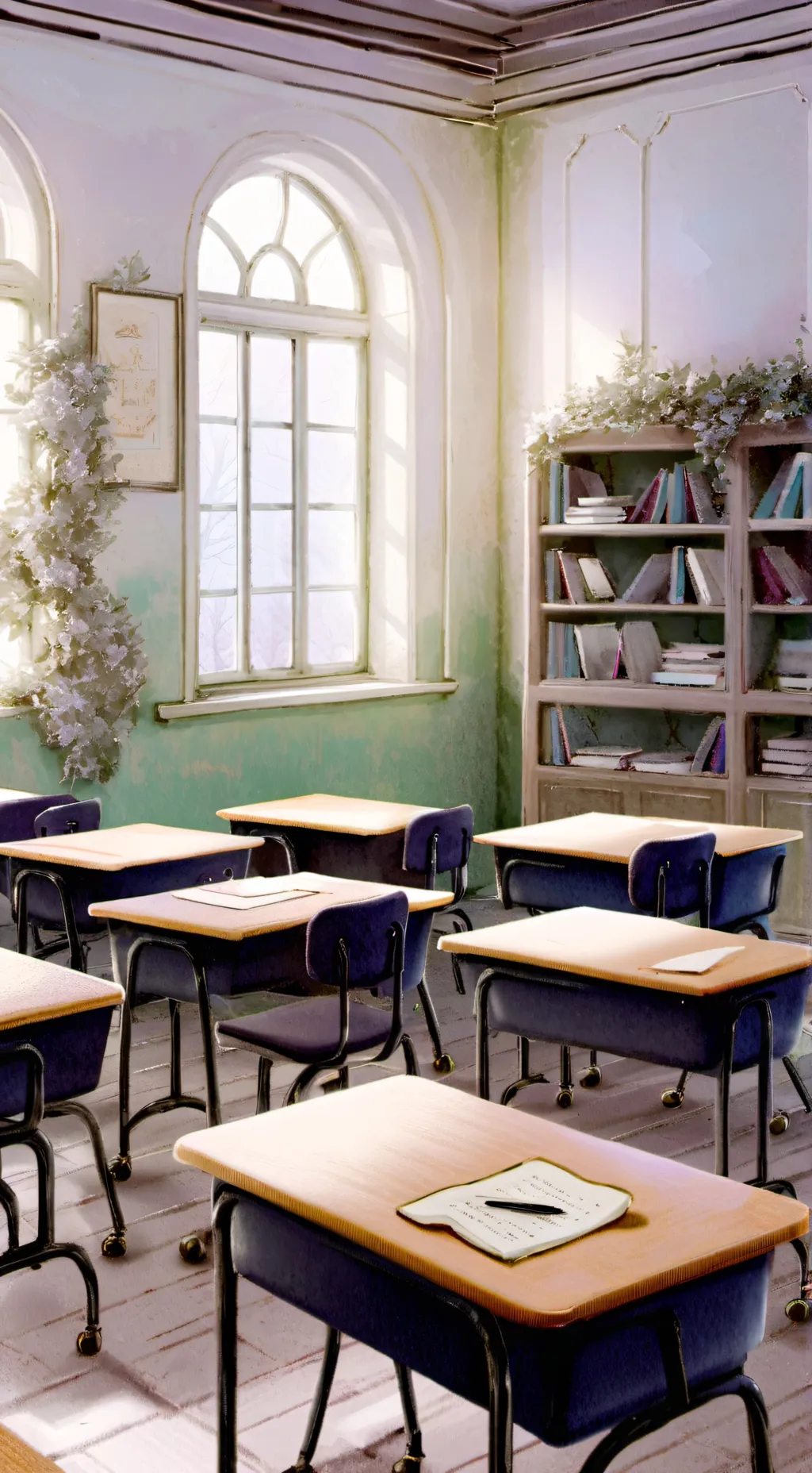 ai character: School background