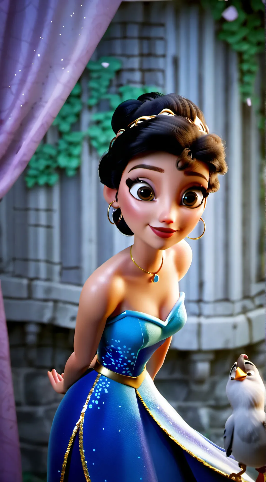 ai character: hello82  background