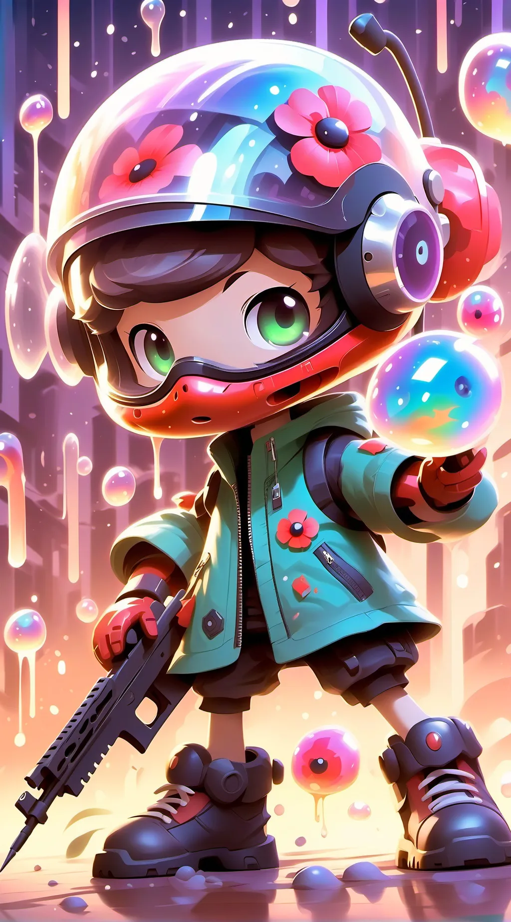ai character: poppy playtime background