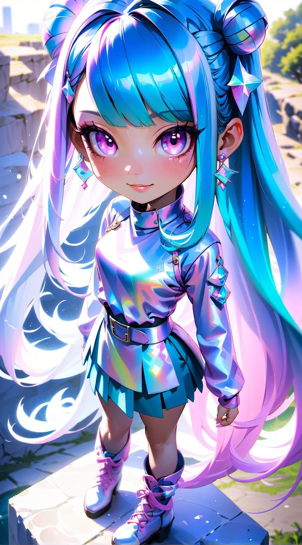 ai character: kitty  background