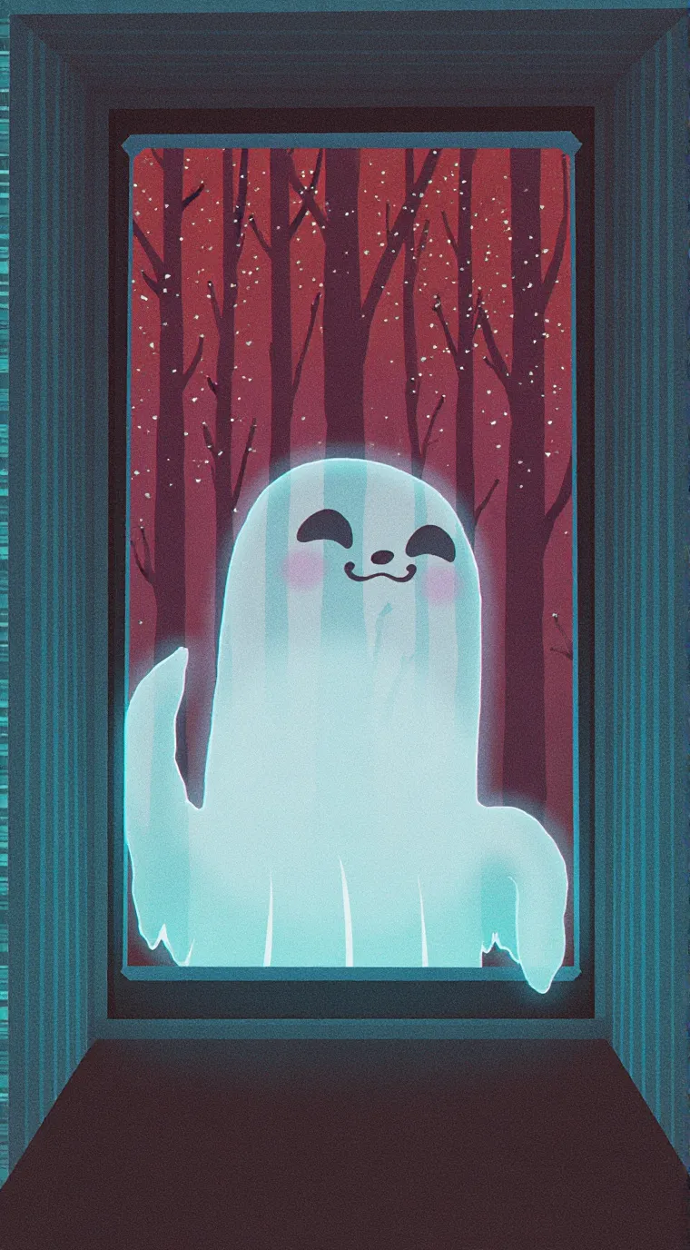 ai character: призрак  background