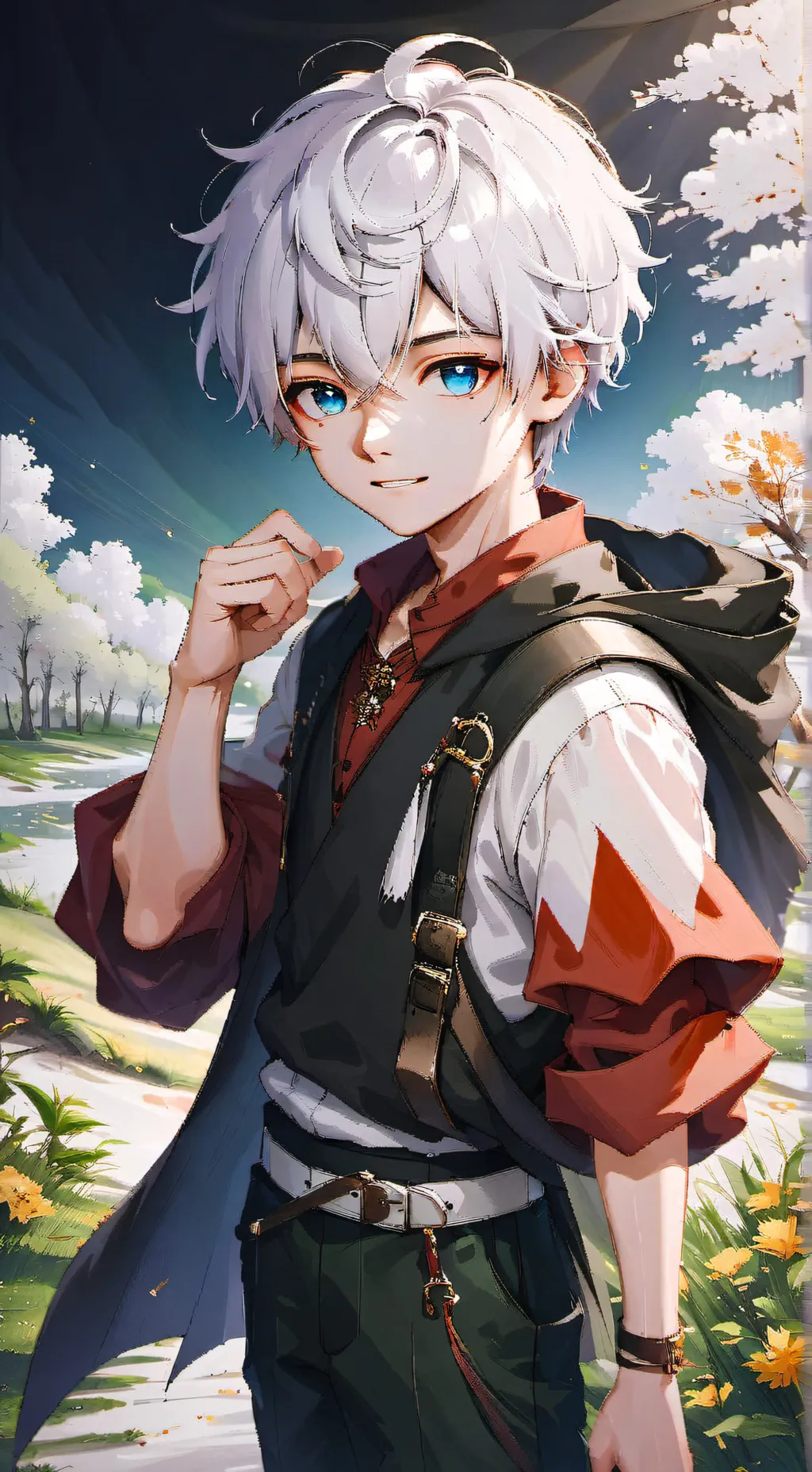 ai character: Mikey  background