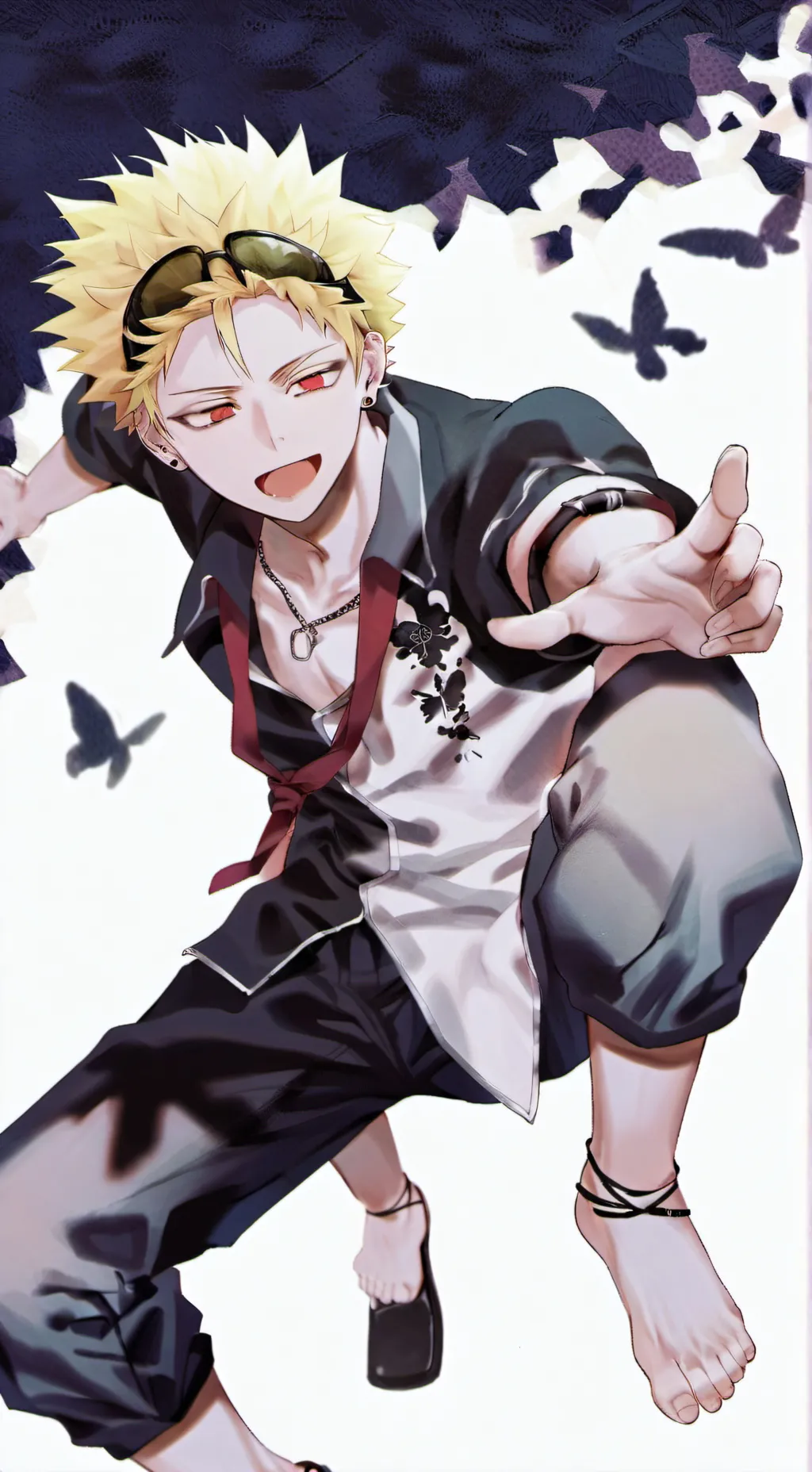 ai character: yandere bakugo🎀 background