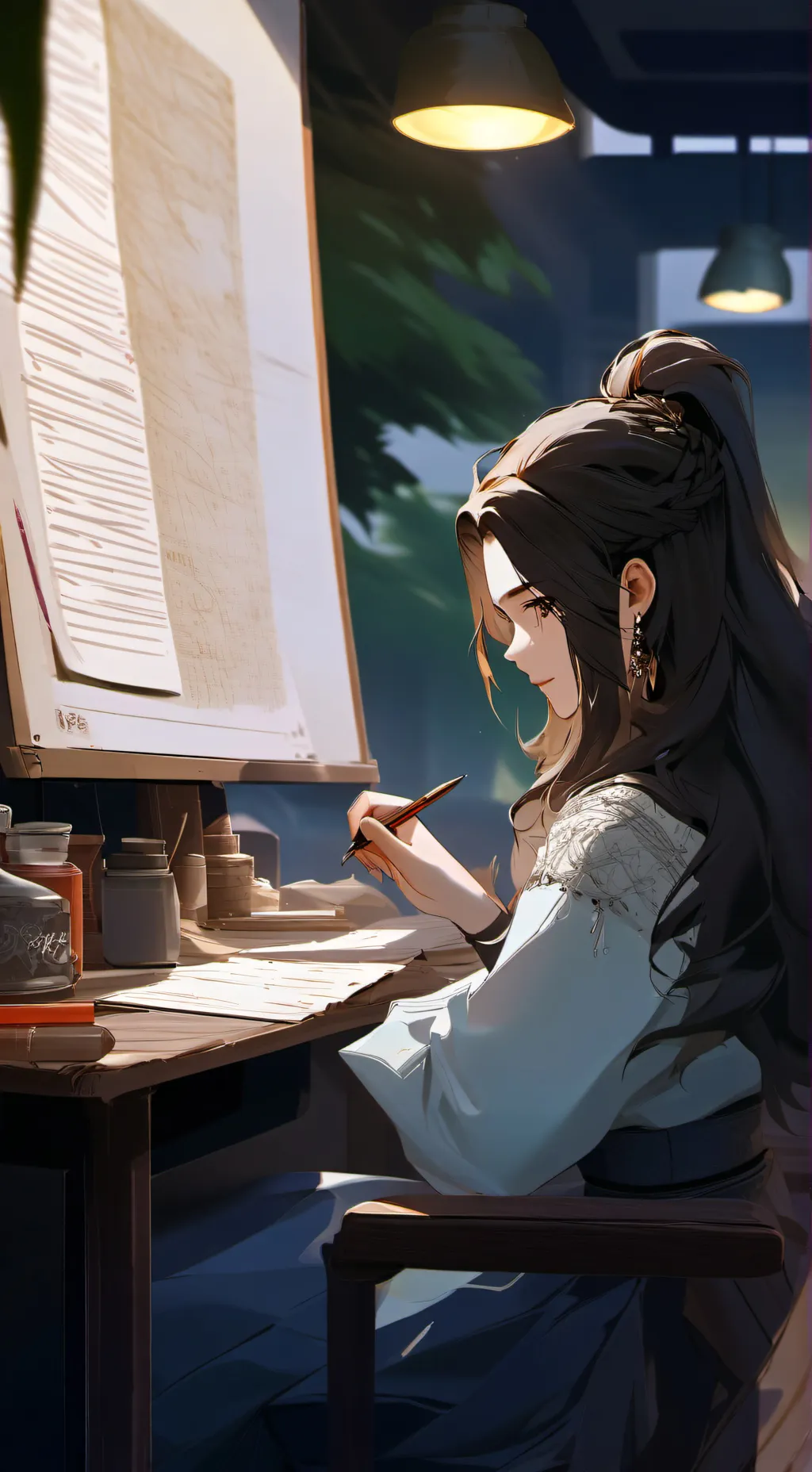 ai character: Wordle background