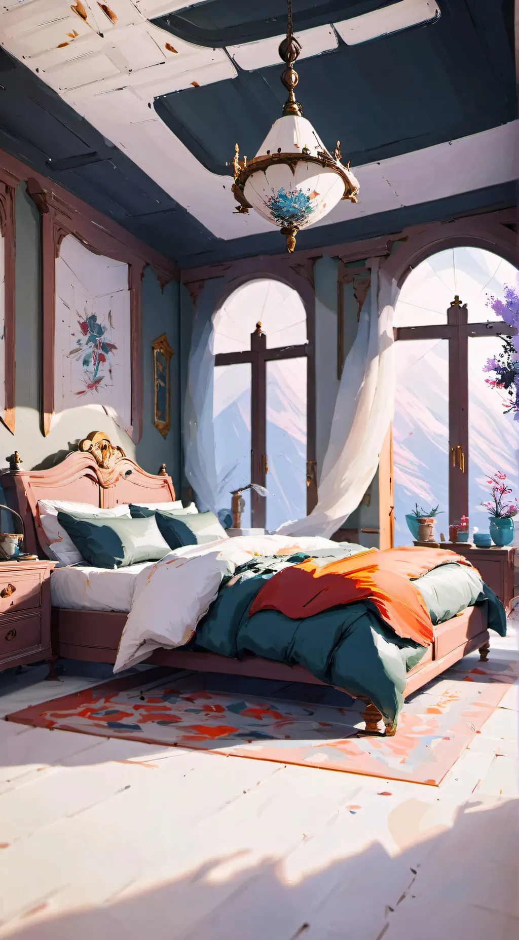 ai character: MHA sleepover background