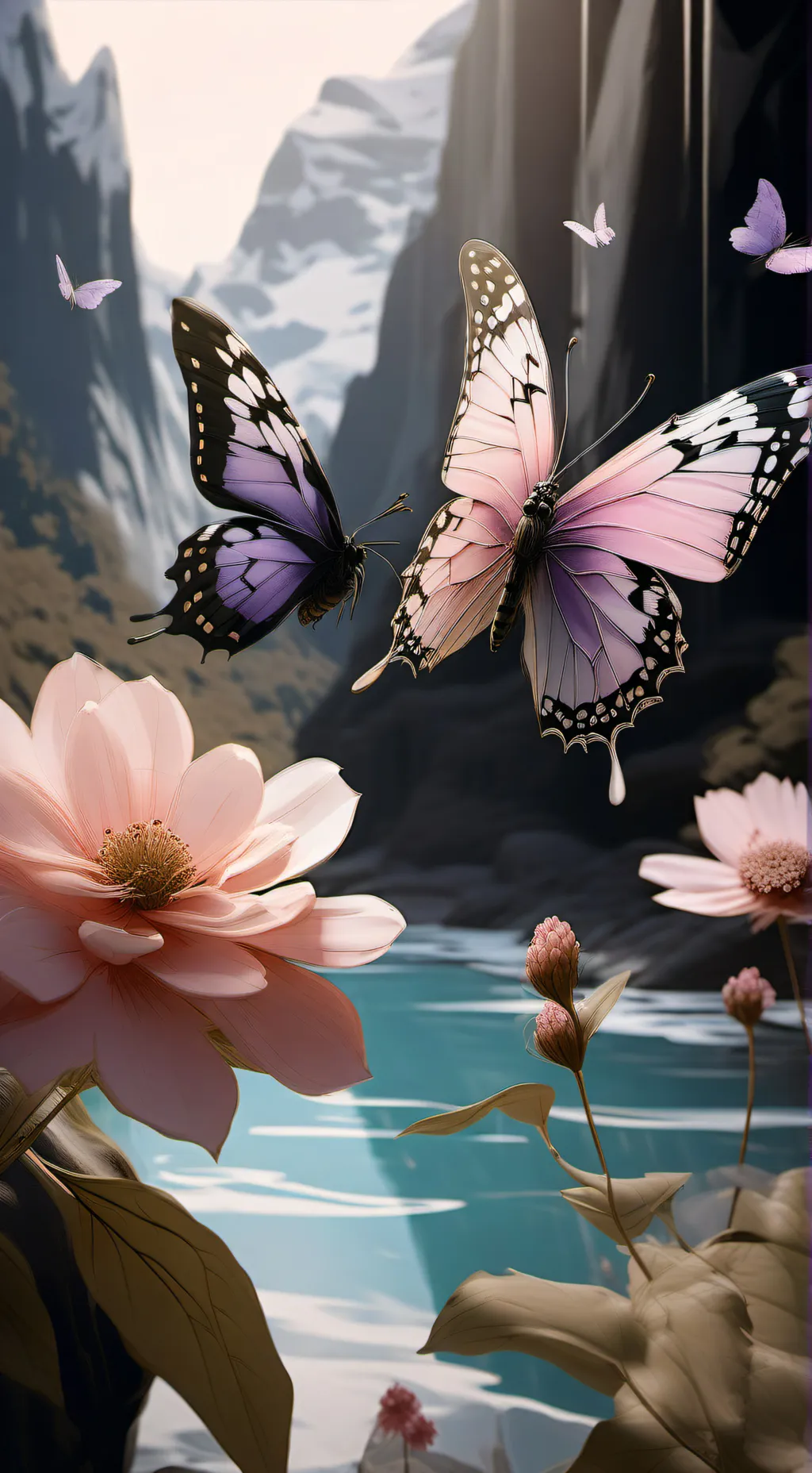 ai character: Shinobu x Mitsuri  background