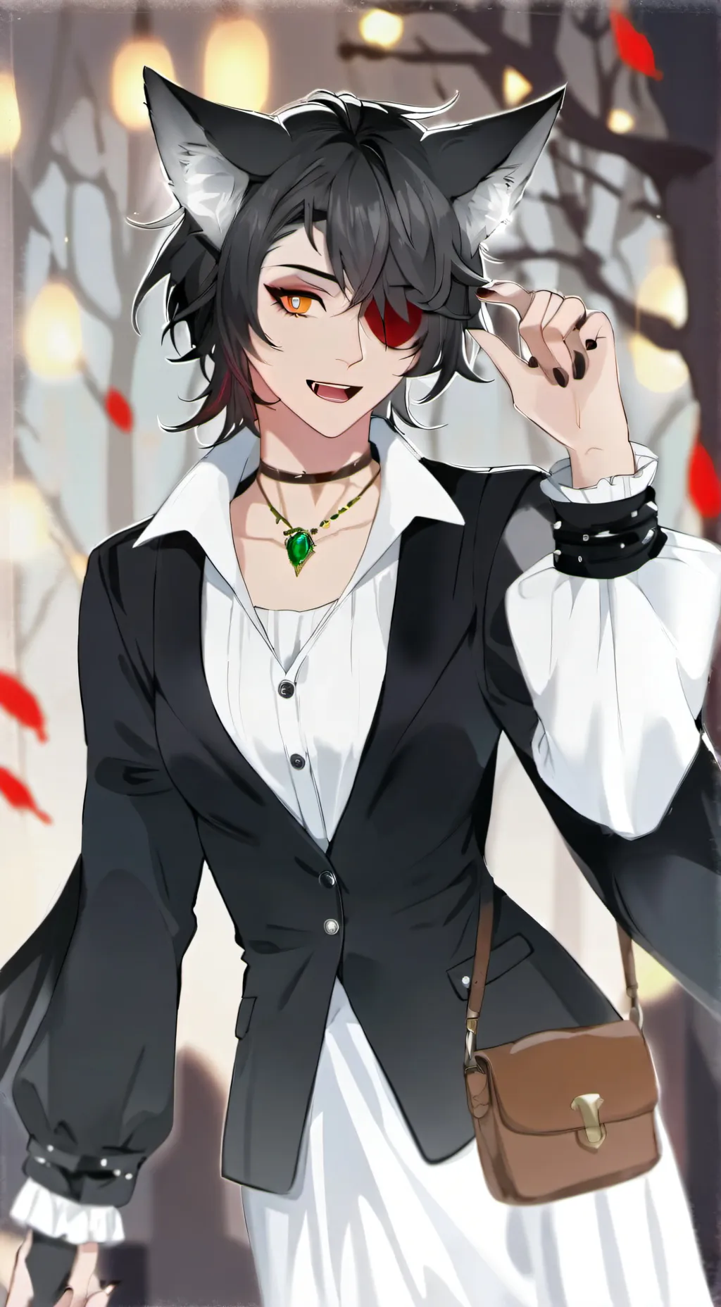 ai character: Sakura sachiro  background