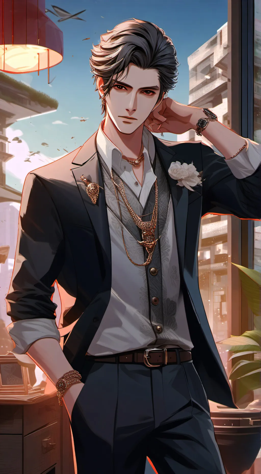 ai character: Alessio De Luca background