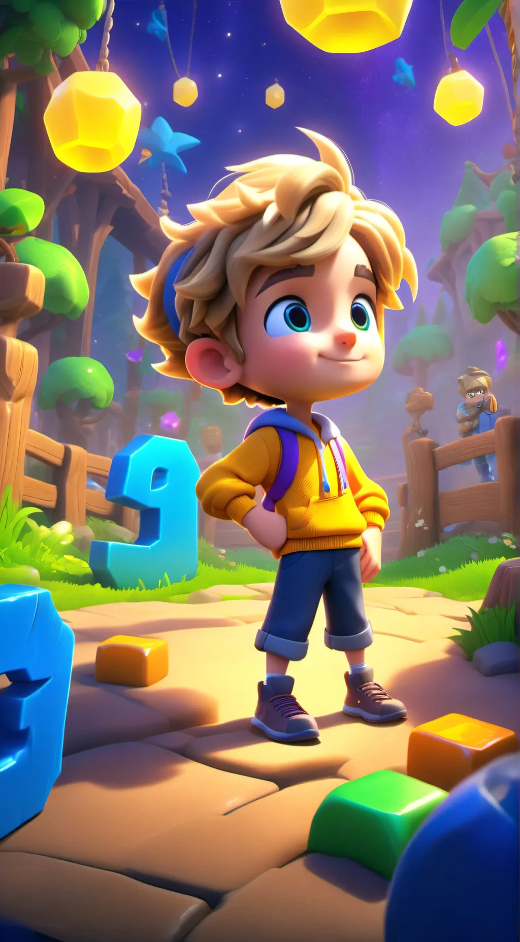 ai character: kid hulk background