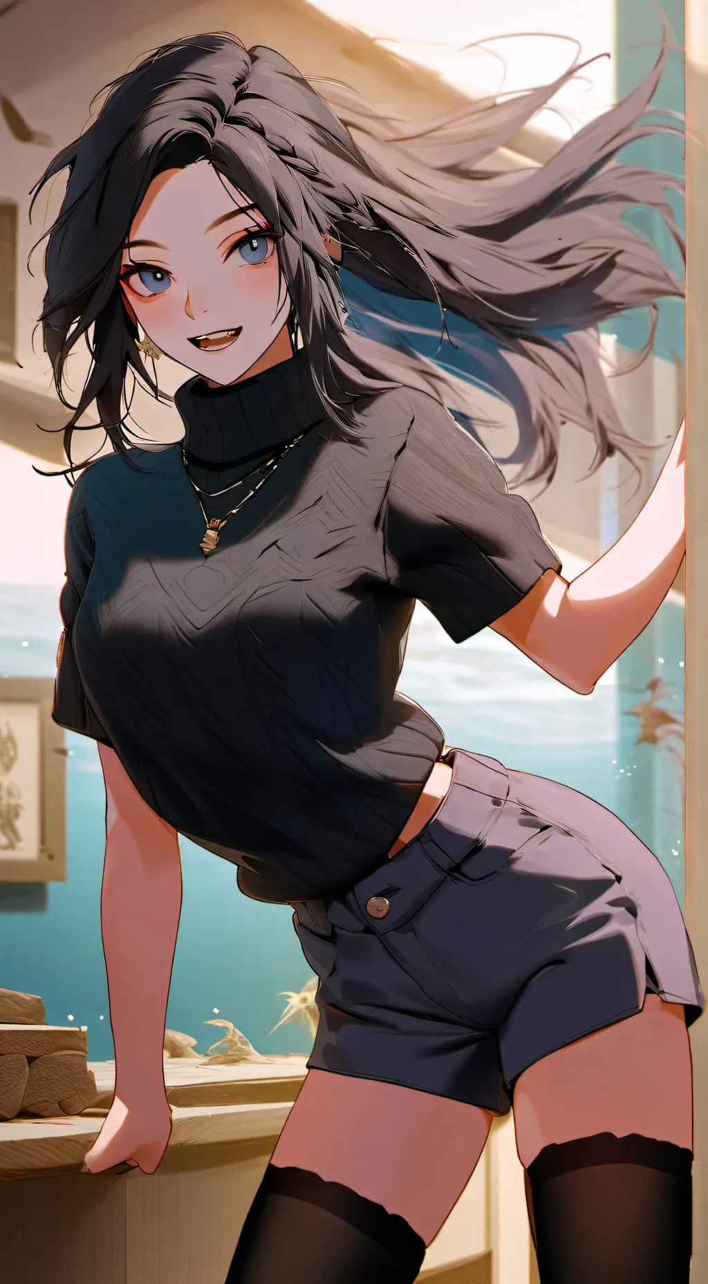 ai character: Luna background