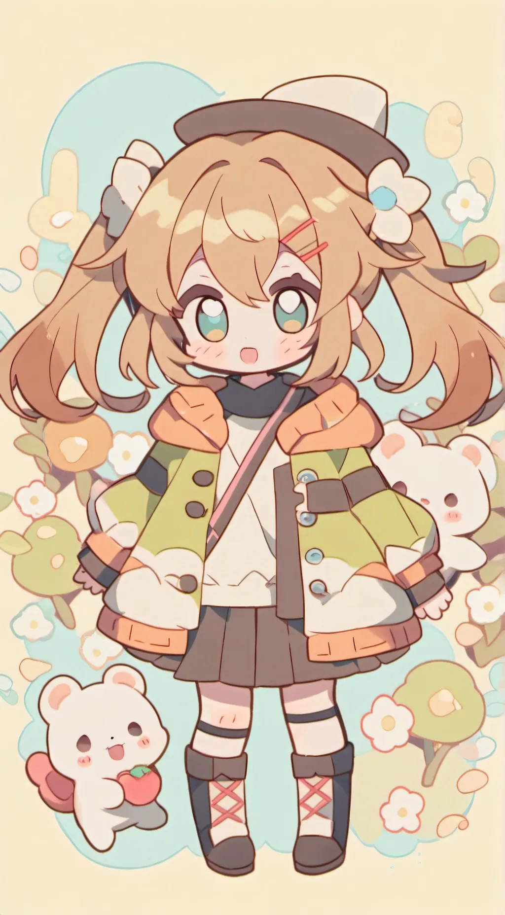 ai character: MHA concert!  background