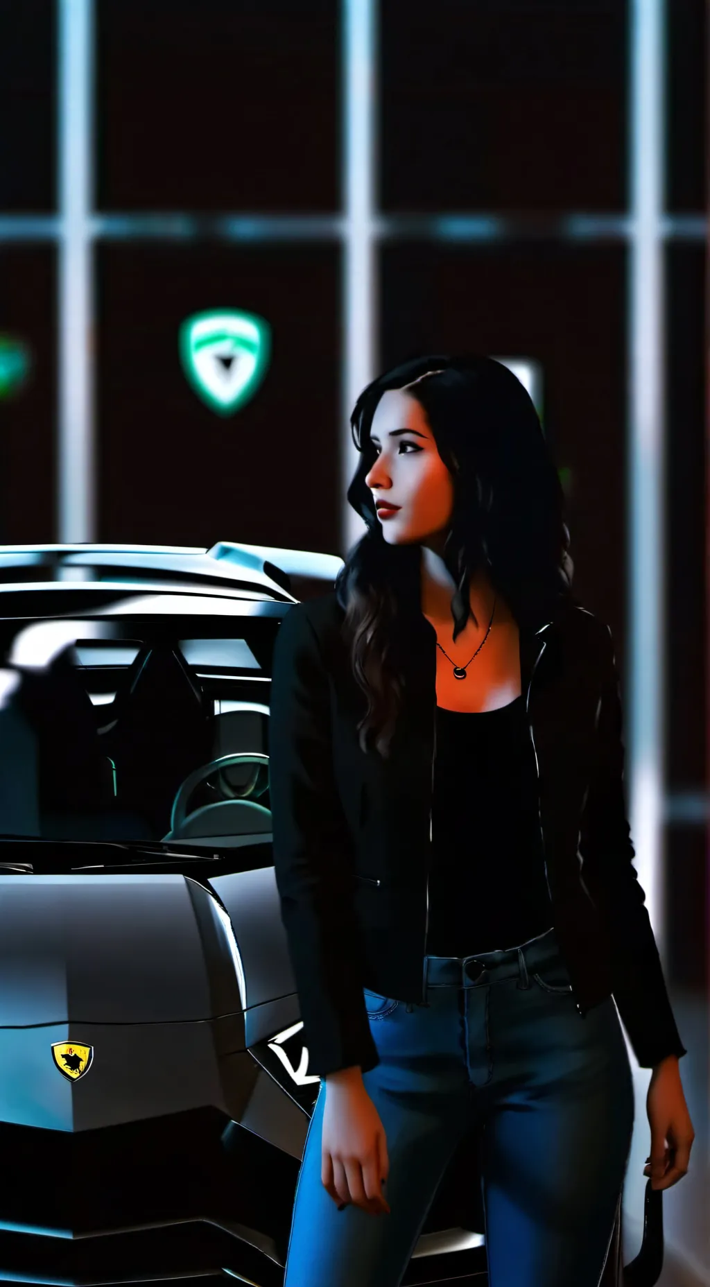 ai character: Ava(gf) background