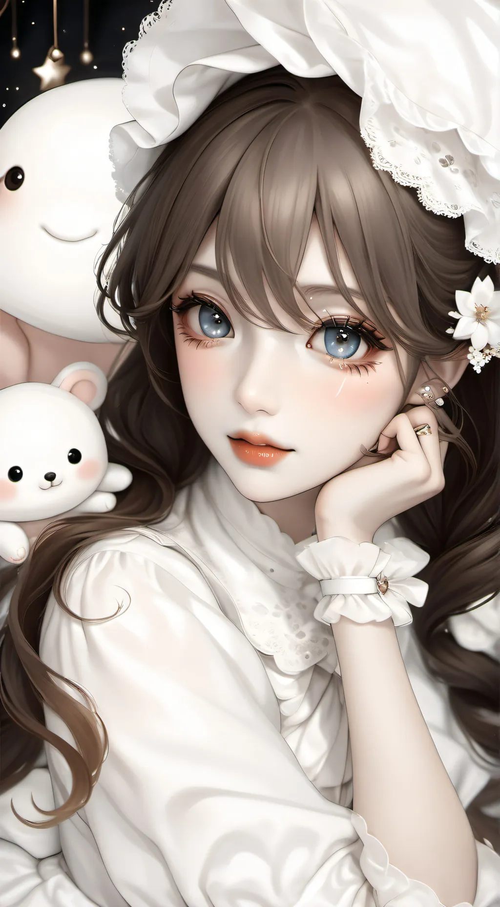 ai character: Каролина  background