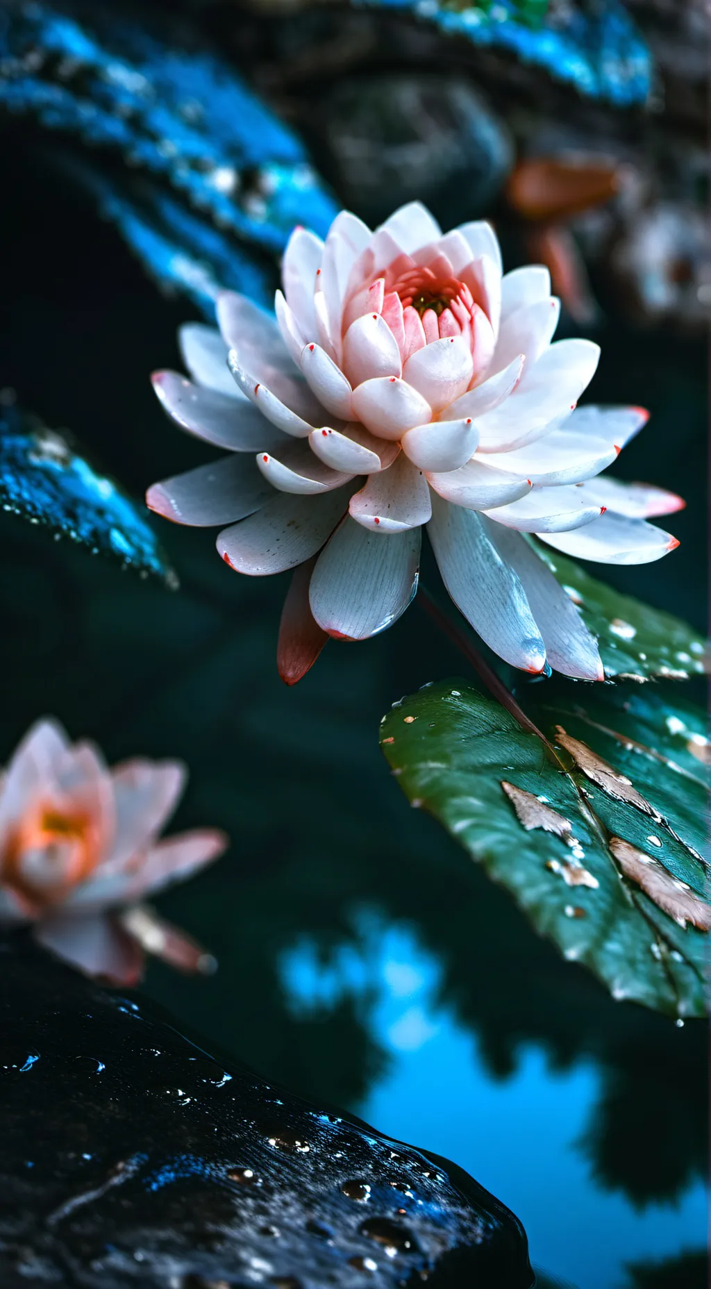 ai character: Flower background