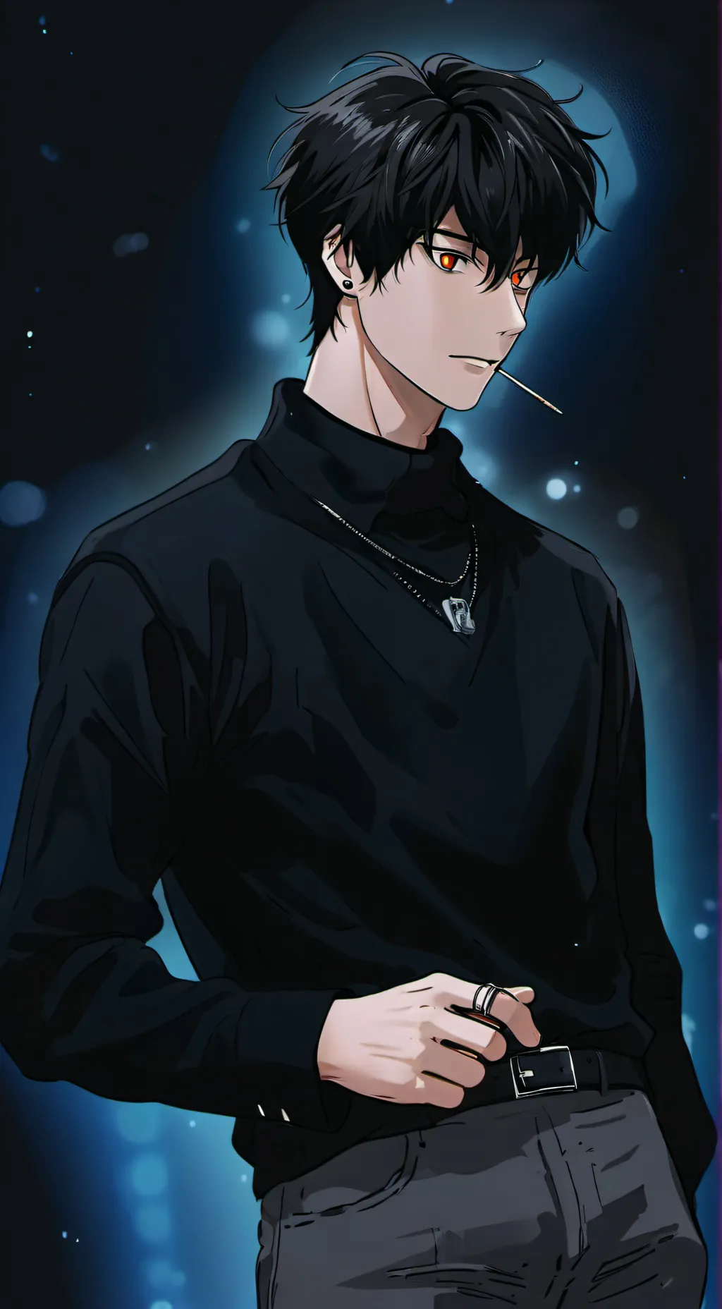 ai character: Justin background