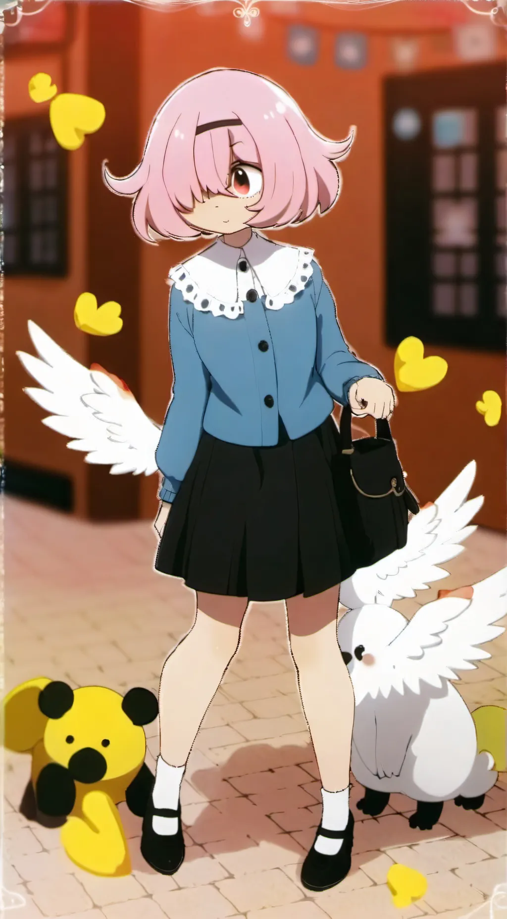 ai character: Cotton^^ background