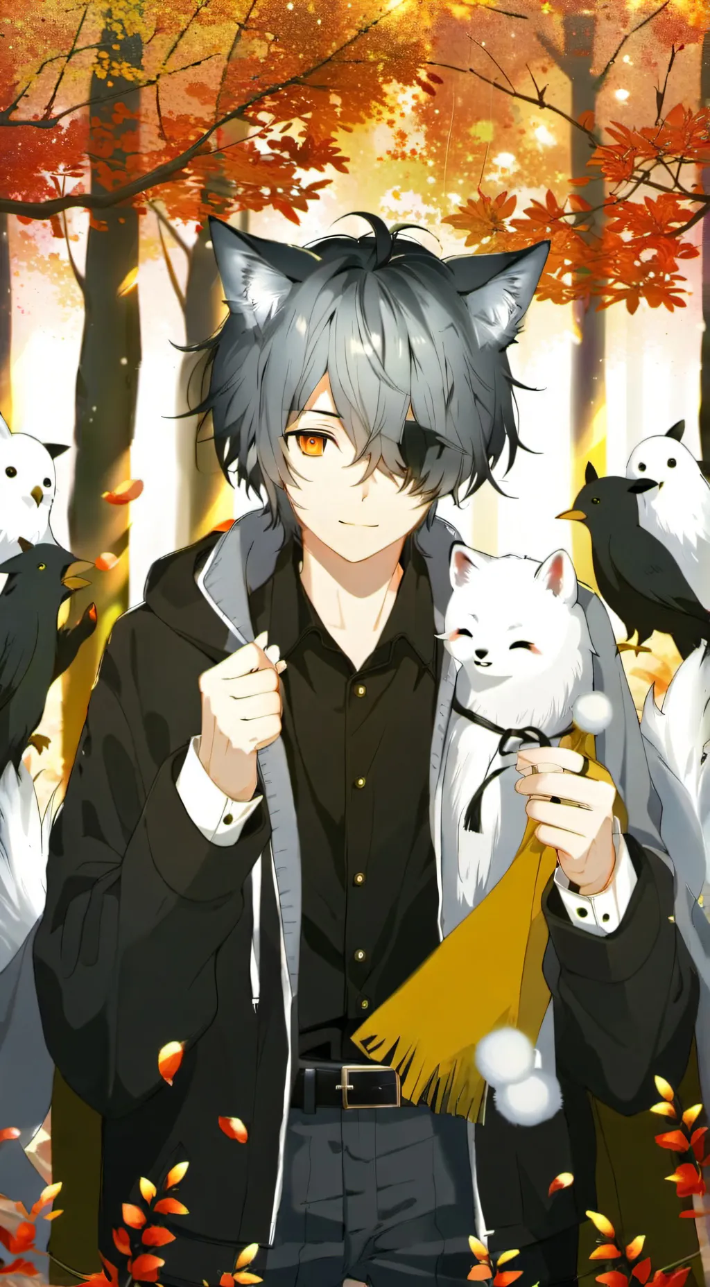 ai character: Copper  background